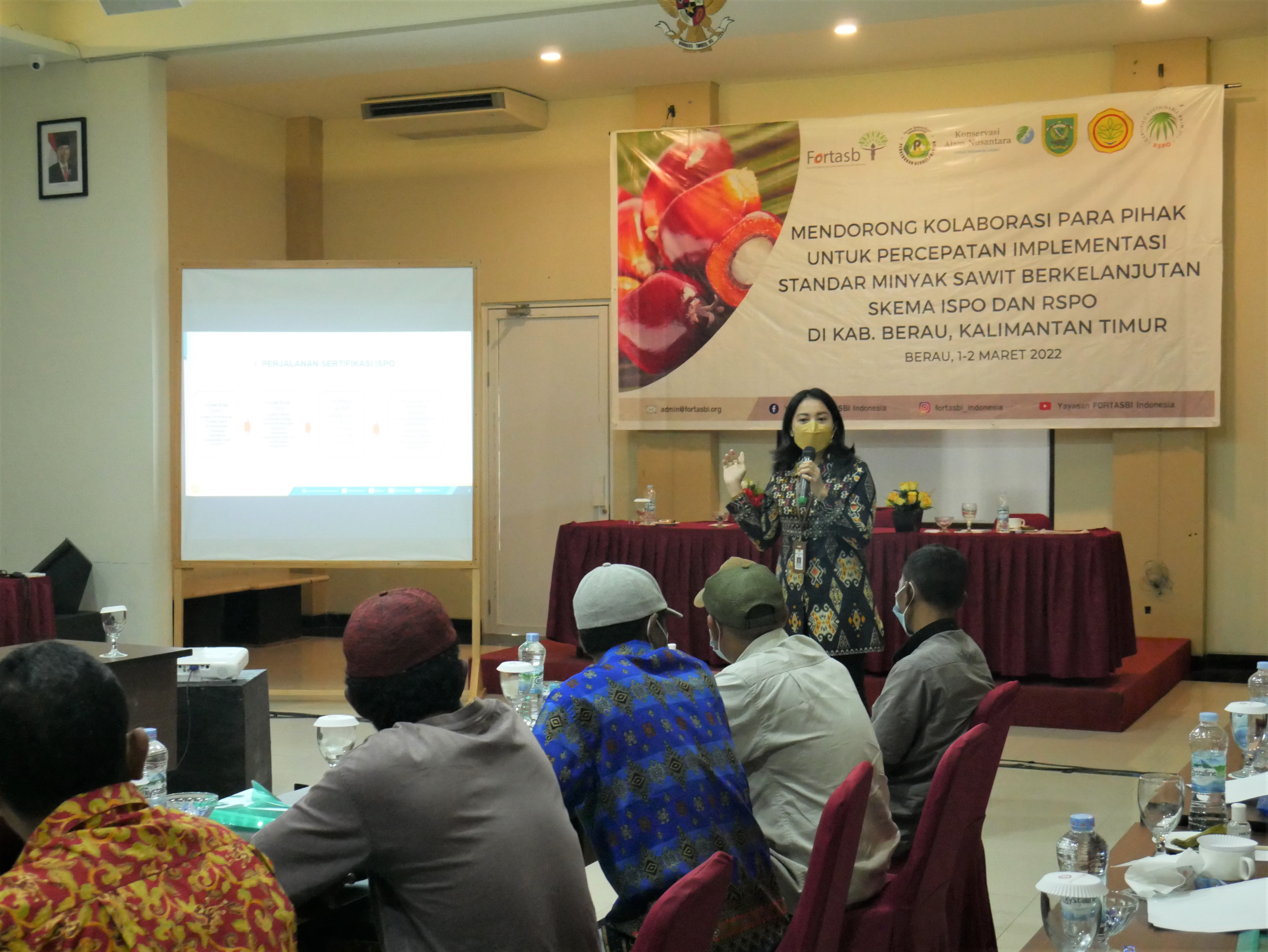 Sepanjang Maret 2022, FORTASBI Gelar Sosialisasi ISPO-RSPO di Lima Kabupaten