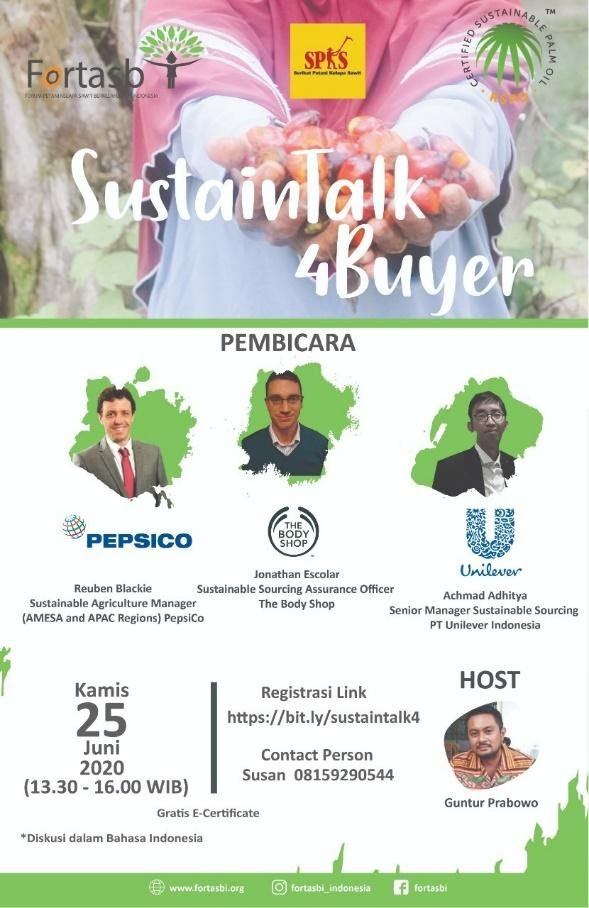 2000 Orang Belajar Standar Minyak Sawit Berkelanjutan di Dunia Maya